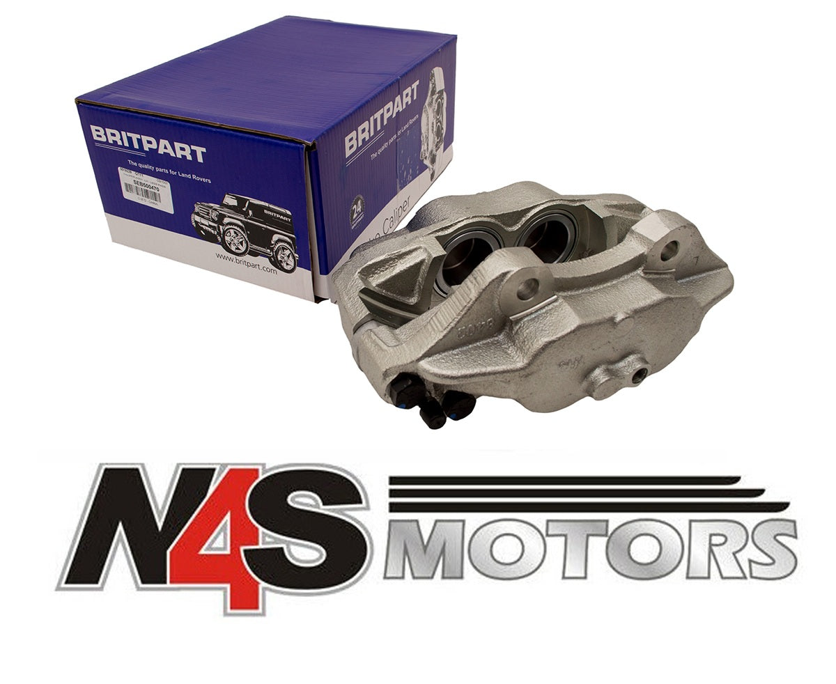 LAND ROVER DEFENDER FRONT LH BRAKE CALIPER ASSEMBLY LESS PADS FOR VENTED BRAKE DISC. PART SEB500470