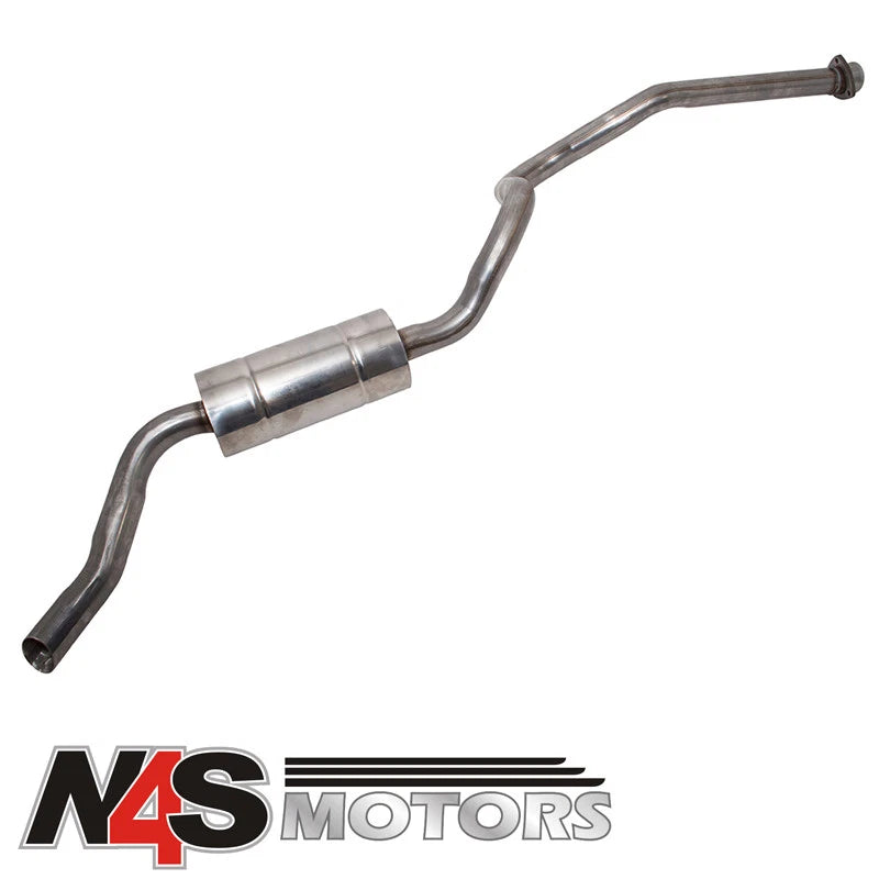 LAND ROVER DEFENDER REAR TAILPIPE AND SILENCER FROM DOUBLE SS. PART NRC7842SS