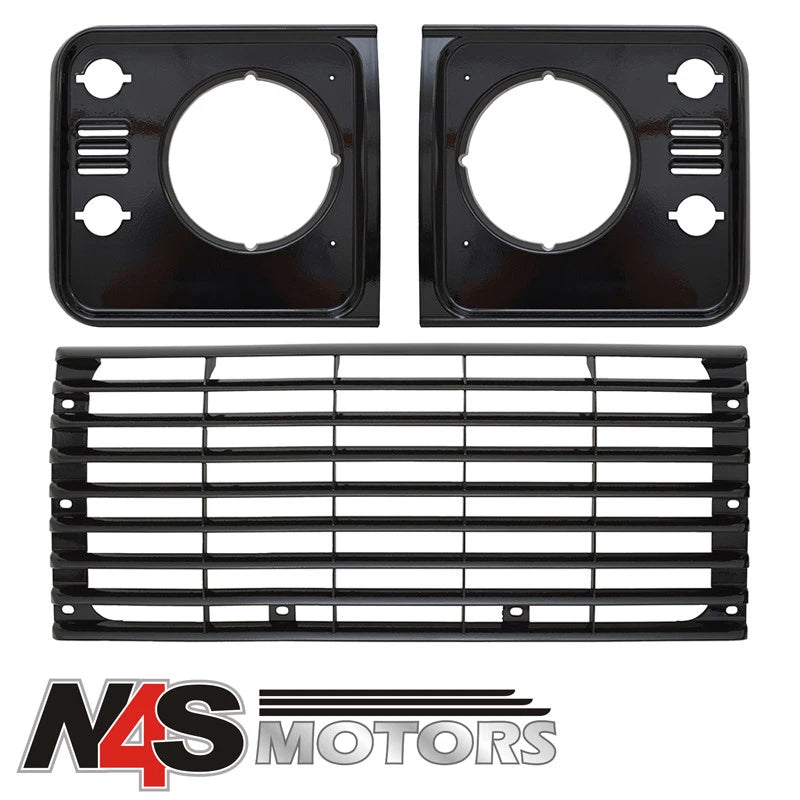 LR DEFENDER 90/110/130 FRONT GRILLE WITH HEADLAMP SURROUND. PART DA1357