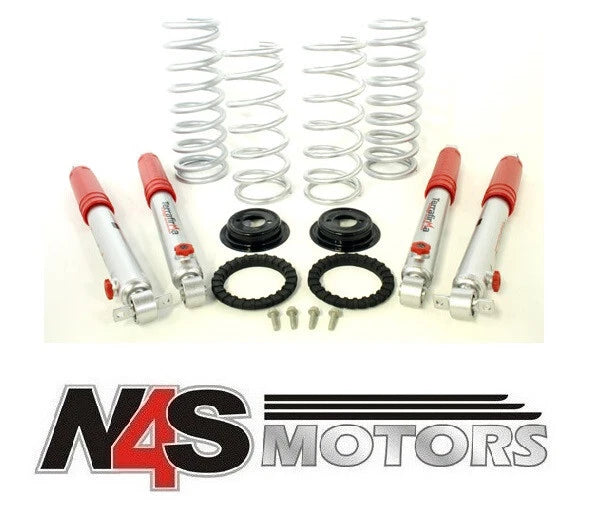 LR DISCOVERY 2 AIR TO COIL CONV +2” HEAVY LOAD SPRINGS & 4 STAGE ADJ SHOCK TF260