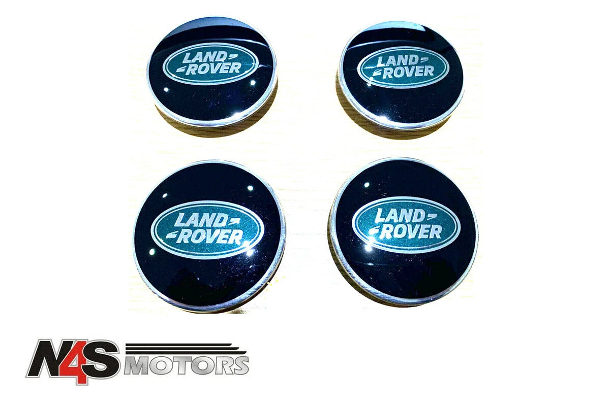 LR RANGE ROVER EVOQUE WHEEL CENTRE CAP BRIGHT BLACK. 4 x PART - LR094547LR