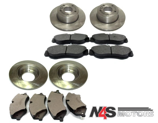 LAND ROVER DISCOVERY 2 FRONT AND REAR BRAKE DISCS, PADS KIT SET. PART - N4S 056