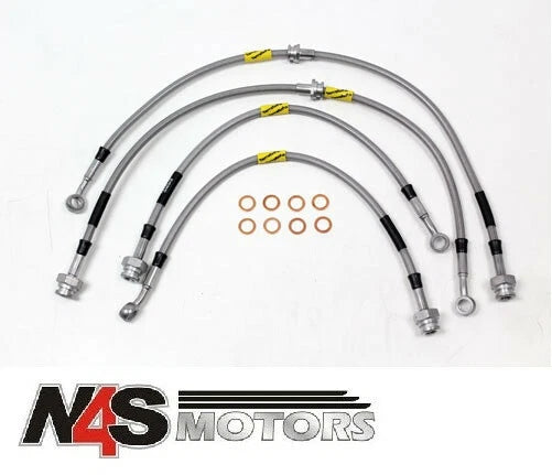 LAND ROVER DISCOVERY 2 GOODRIDGE STD STAINLESS STEEL BRAIDED HOSE TF610/TF650GD