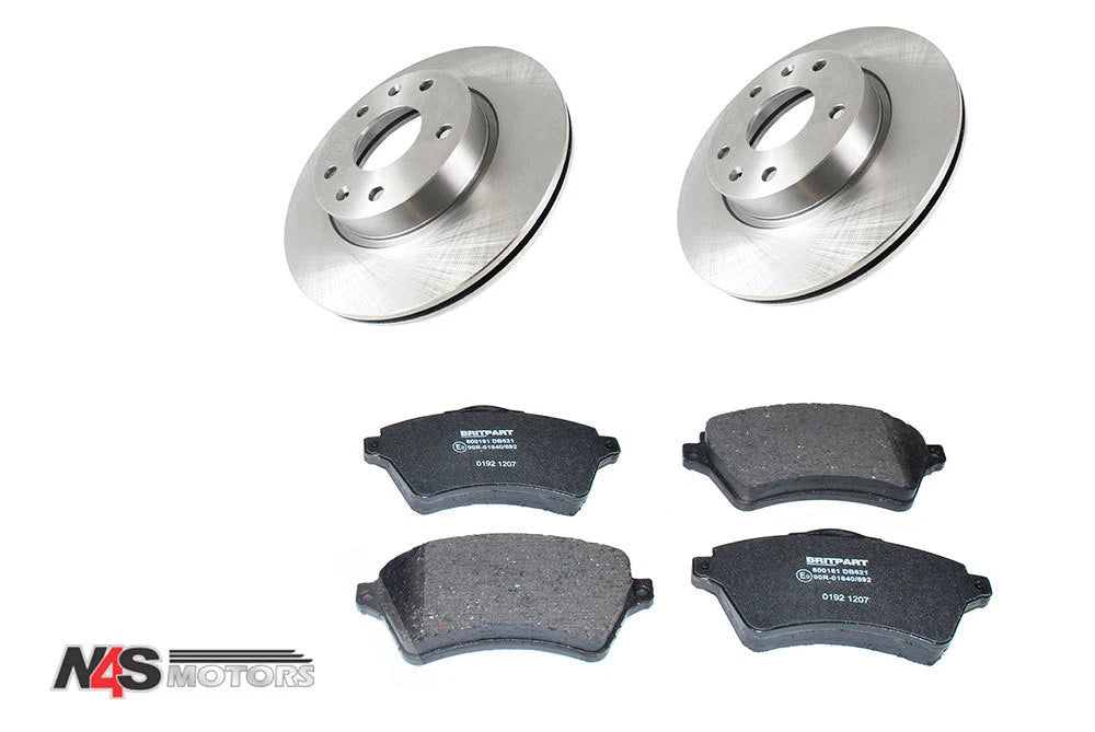 LR FREELANDER 1 96-06 FRONT BRAKE DISC & PADS SET. PART- SDB101070 x2, LR021899