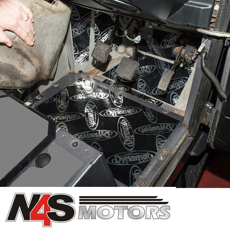 LR DEFENDER PUMA TDCi 2007 ONWARD SOUND DEADENING FOOTWELLS DYNAMAT. PART DA8083
