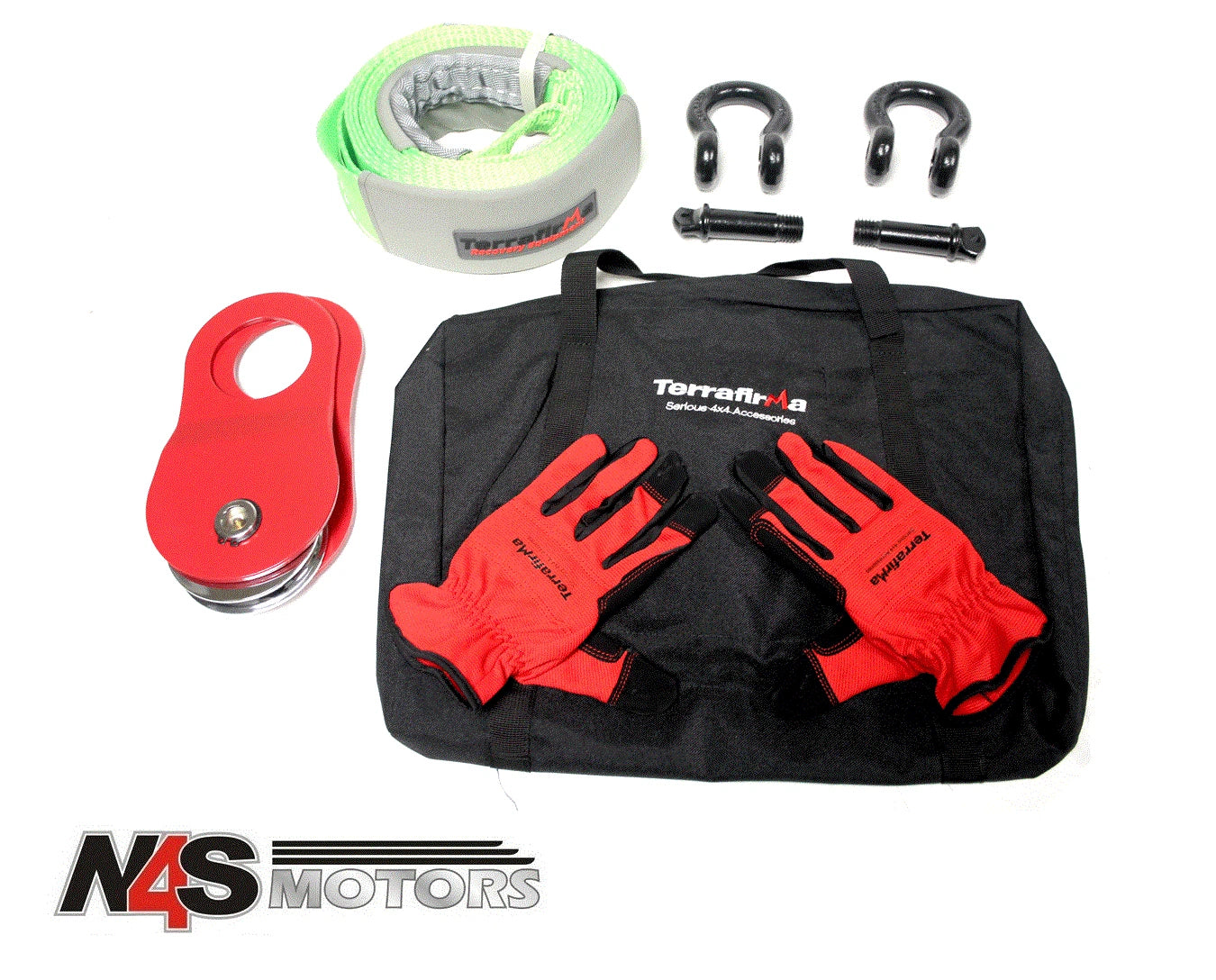 LAND ROVER TERRAFIRMA WINCH KIT ALONG WITH WINCH ACCESSORY FITS ACCESSORIES. PART TF3316