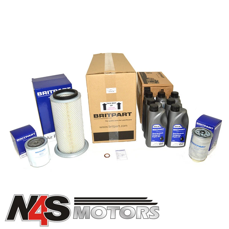 LR DISCOVERY 1 200TDI FROM VIN JA018273 BRITPART SERVICE KIT WITH OIL. DA6006COM