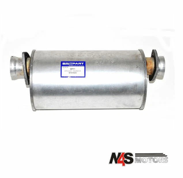 DEFENDER 90 2.5L 4CYL TURBO DIESEL EXHAUST INTERMEDIATE SILENCER. NTC1665