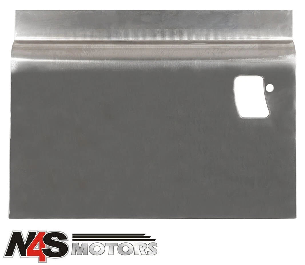 LAND ROVER SERIES 2/2A/3 LHS DOOR SKIN WITH LOCK HOLES FOR 395529. PART DA2770N