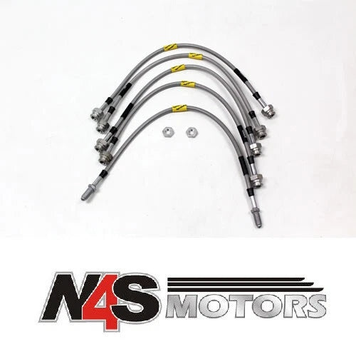 LR DISCOVERY 1 92-94 KA-LA TERRAFIRMA STD STAINLESS STEEL BRAIDED HOSES. TF647GD