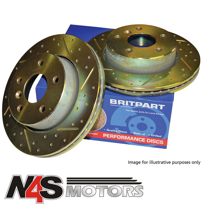 LAND ROVER DISCOVERY 3 PERFORMANCE BRAKE DISC FRONT/VENTED. PART DA4612
