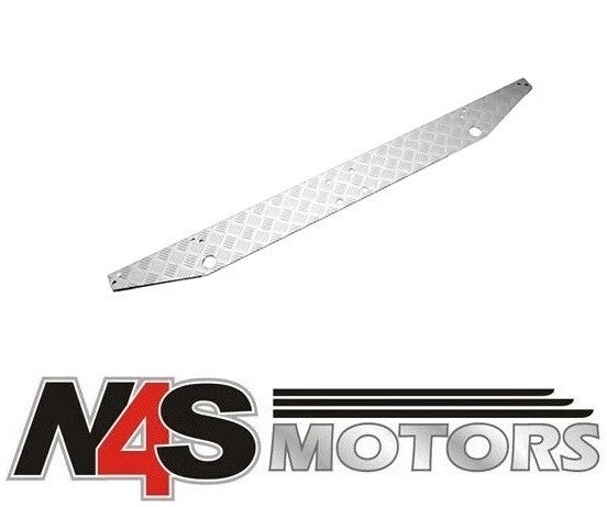 LAND ROVER DEFENDER CROSS MEMBER CHEQUER PLATE SILVER ANODISED. RCMKIT01-DEF/A