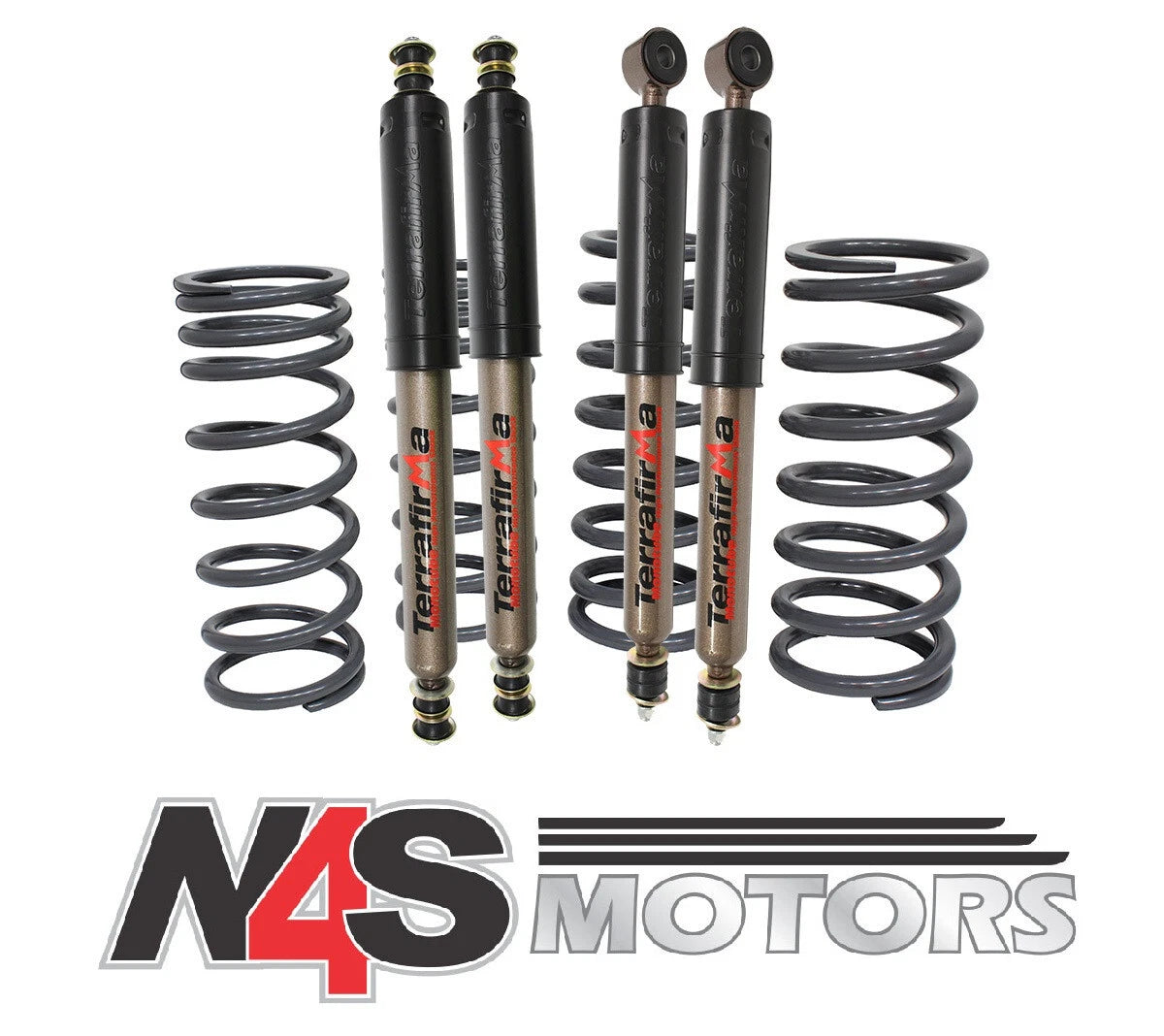 LAND ROVER DEFENDER 110 TERRAFIRMA MONOTUBE STD HEIGHT SUSPENSION KIT PART TF186