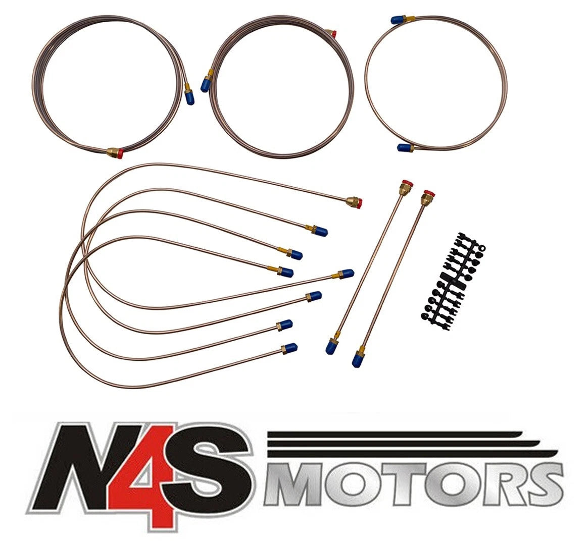 LAND ROVER DEFENDER 110 TD5 RHD READY MADE BRAKE PIPE SET. PART DA7357