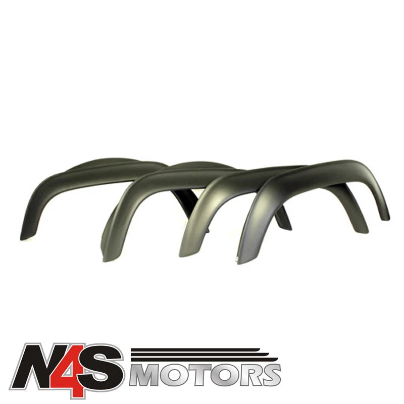 LAND ROVER DEFENDER 1983 TO 2006 WIDE WHEEL ARCH STANDARD MATT BLACK. PART TF281