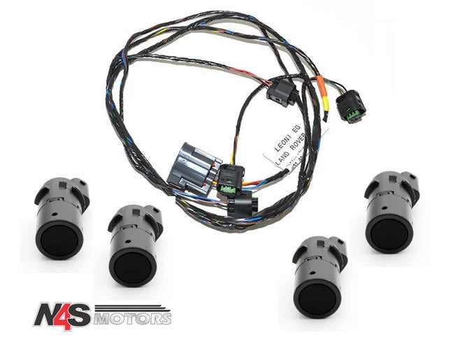 LR DISC 3 REAR PARKING WARING WAIR & 4 SENSOR KIT KIT LR014679, 4x YDB500301PMA