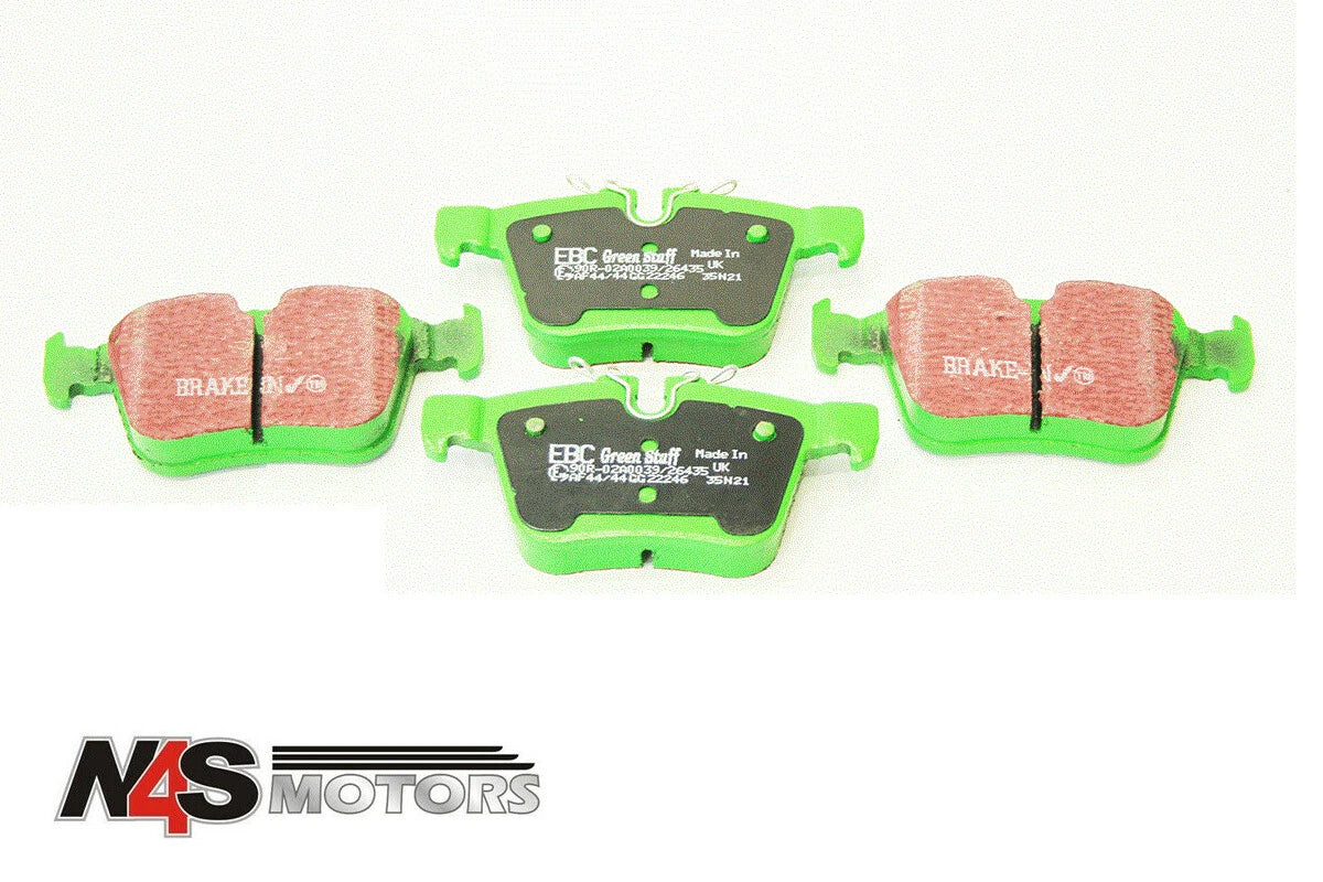 LAND ROVER RANGE ROVER VELLAR REAR BRAKE PAD SET EBC GREEN STUFF. PART GA4904