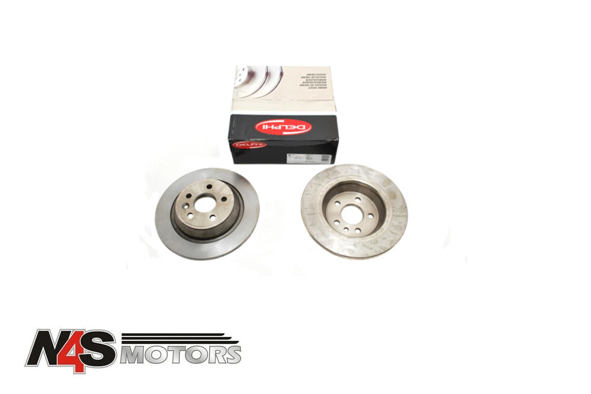LR RANGE ROVER EVOQUE SOLID BRAKE DISC PAIR REAR FROM DELPHI. PART- LR027123AP