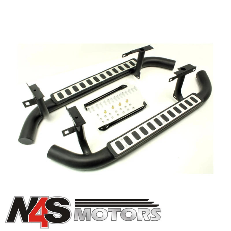 LAND ROVER DEFENDER 90 2003 ONWARD SIDE STEPS TUBULAR. PART LR008379