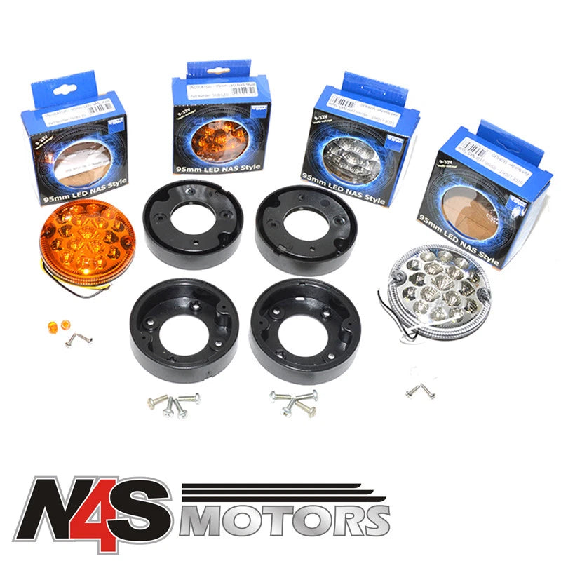 LAND ROVER DEFENDER FRONT NAS LED UPGRADE KIT. PART DA1274