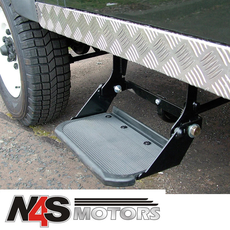 LAND ROVER DEFENDER 90/110/130 FOLDING SIDE STEPS. 2 x PART- STC7631