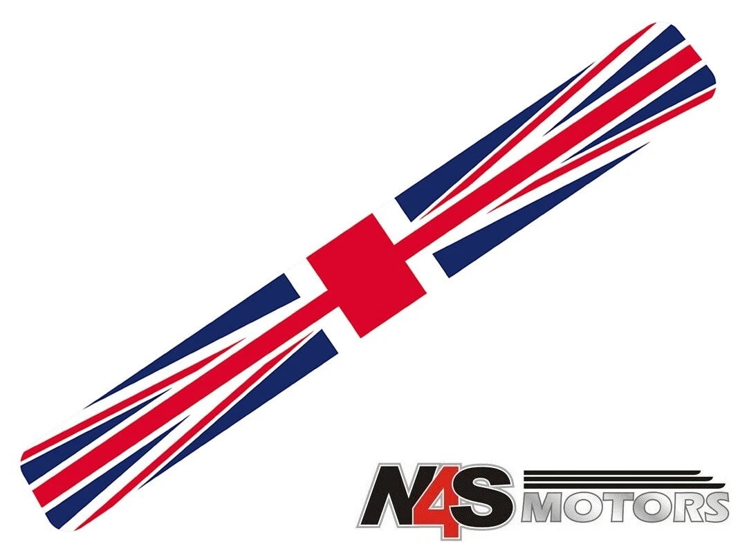 LAND ROVER SPARE WHEEL COVER STICKER UNION JACK DESIGN. PART STICKER-UNION-F