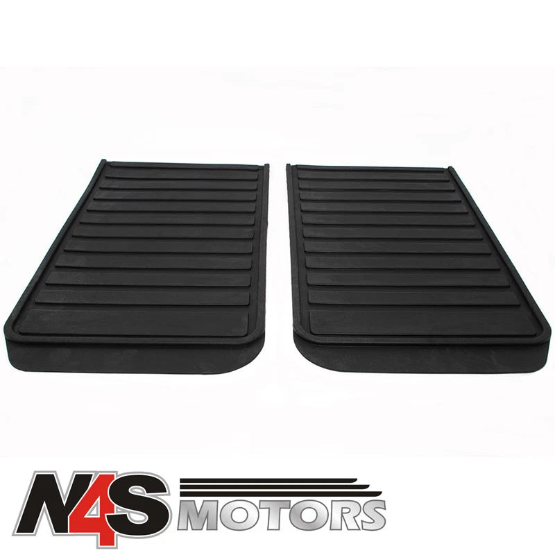 LAND ROVER DEFENDER 110 2007 ONWARDS RUBBER MAT 2ND ROW BLACK LR005041/VPLDS0677