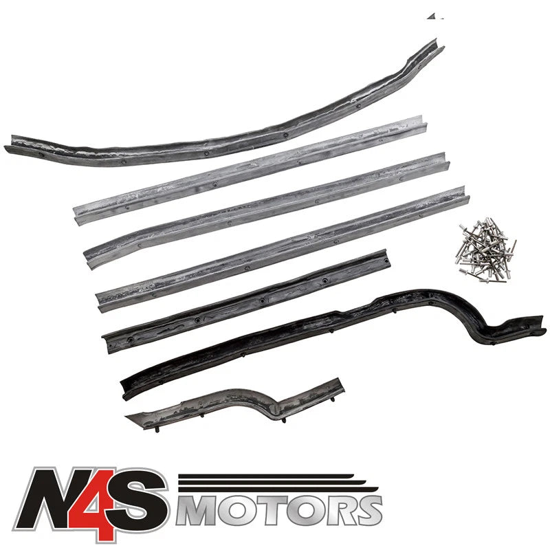 LAND ROVER SERIES RHS 2ND ROW DOOR SEAL KIT OEM. PART DA1496G
