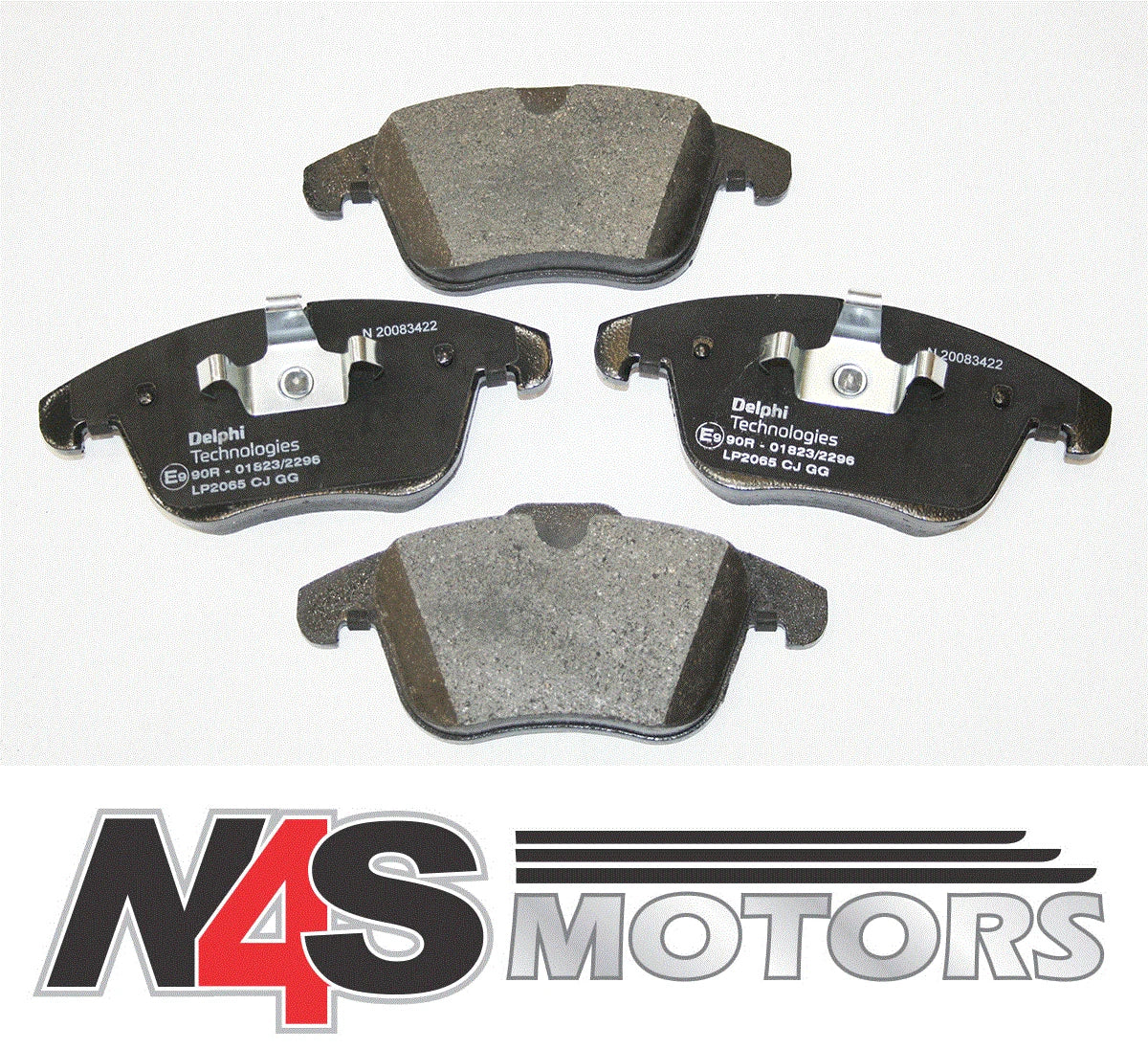 JAGUAR X150/X250 326MM FRONT BRAKE PAD SET FROM DELPHI. PART C2C42014-D