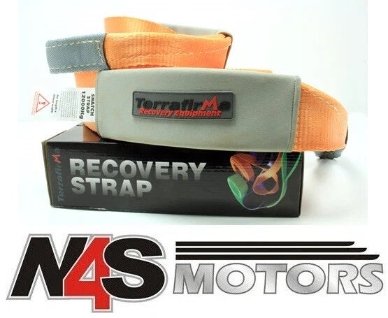 LAND ROVER TERRAFIRMA BRIGHT ORANGE SNATCH STRAP 9M X 80MM 11000KGS. TFSS11000