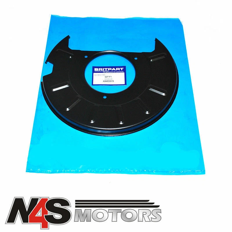 LAND ROVER FREELANDER 1996 TO 2006 FRONT LH BRAKE DISC SHIELD OEM. PART ANR5577