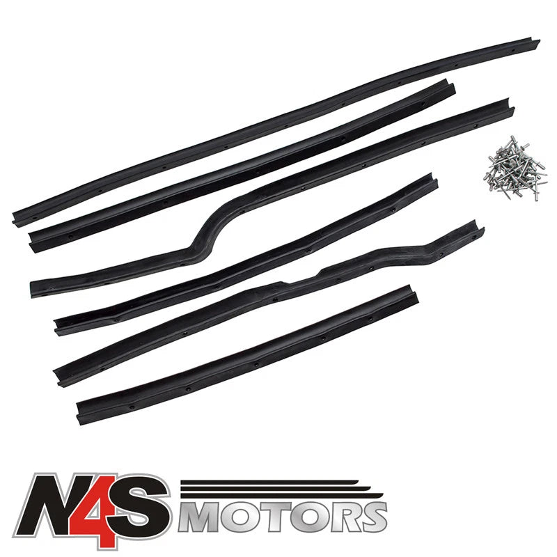 LAND ROVER SERIES RHS FRONT DOOR SEAL KIT. PART DA1494