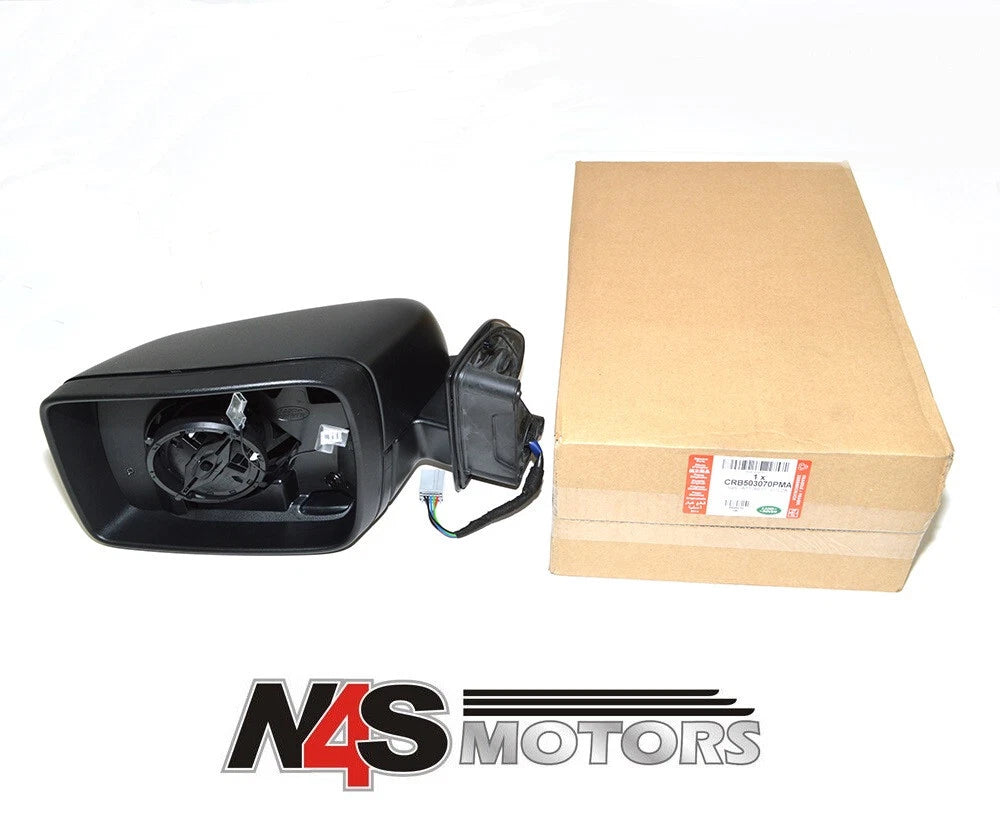 LR DISCOVERY 3 REAR OUTER VIEW SIDE DOOR WING MIRROR GENUINE. CRB503070PMALR