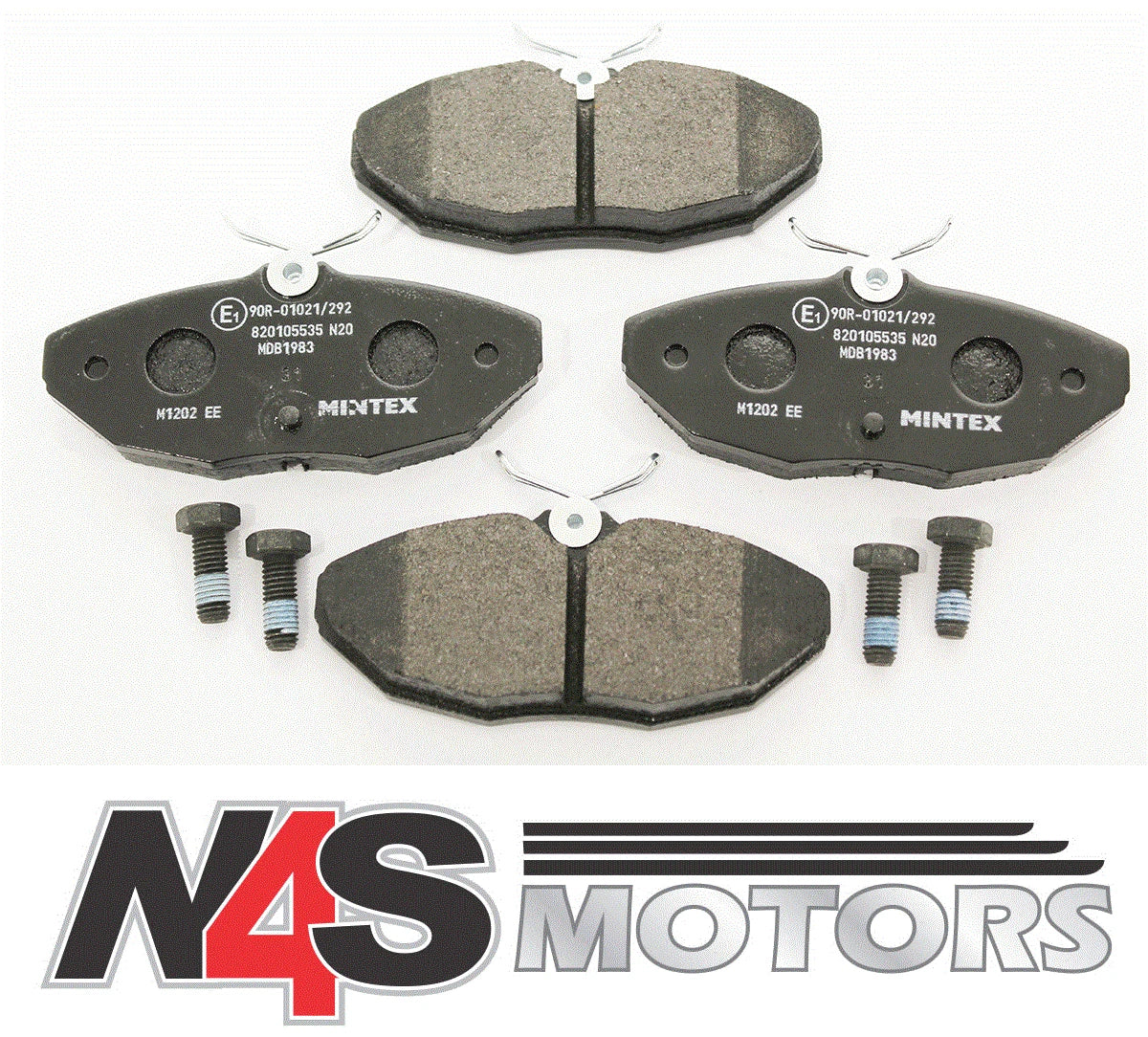 JAGUAR X200 VIN L86901 < REAR BRAKE PAD SET FROM MINTEX. PART XR812436-M