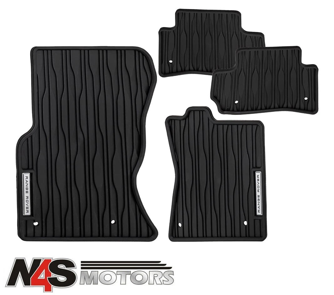 LR RANGE ROVER VELLAR RHD FRONT AND REAR CONTOUR RUBBER SET GENUINE. VPLYS0414LR