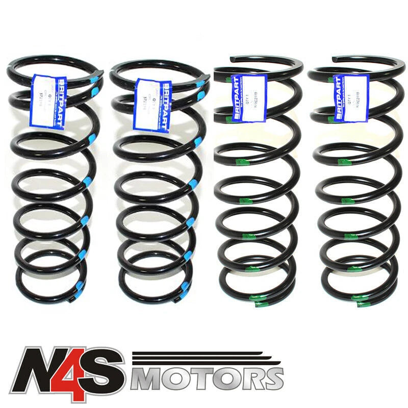 LR RANGE ROVER CLASSIC HEAVY DUTY FRONT & REAR COIL SPRING 2x 572315, 2x NRC2119