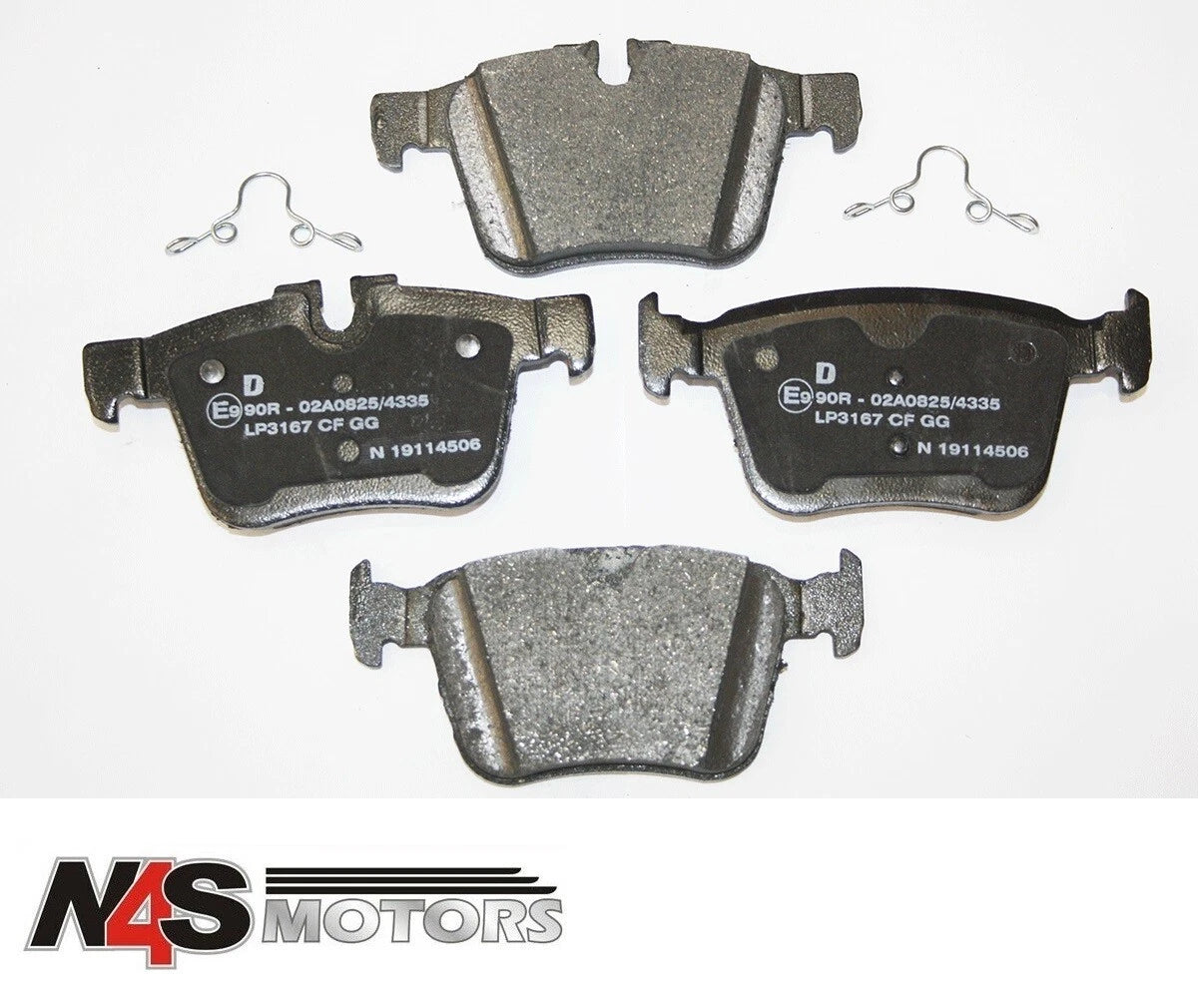 JAGUAR X260/X540/X760 2.0D 16 INCH REAR BRAKE PAD SET DELPHI. PART T2R36215-D