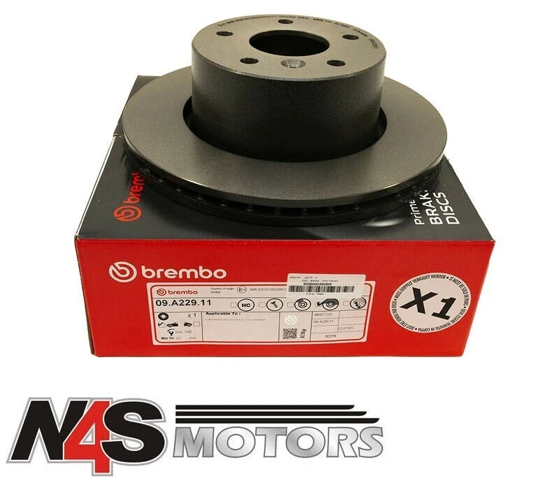 LAND ROVER DISCOVERY 2 (L318) FRONT VENTED SINGLE BRAKE DISCS PART SDB000380BR