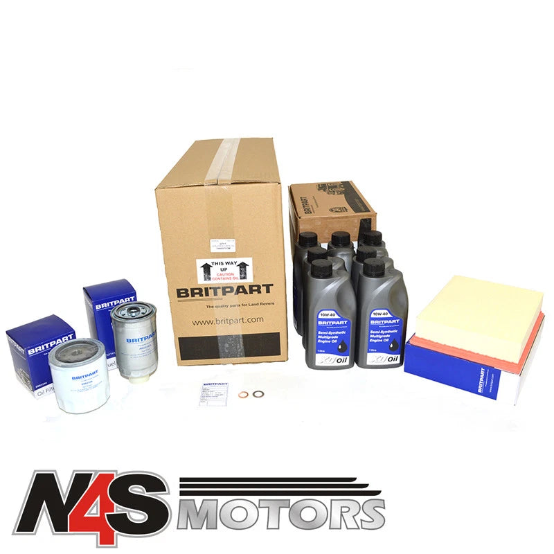 LAND ROVER DISCOVERY 1 300TDI BRITPART SERVICE KIT WITH OIL. PART DA6007COM