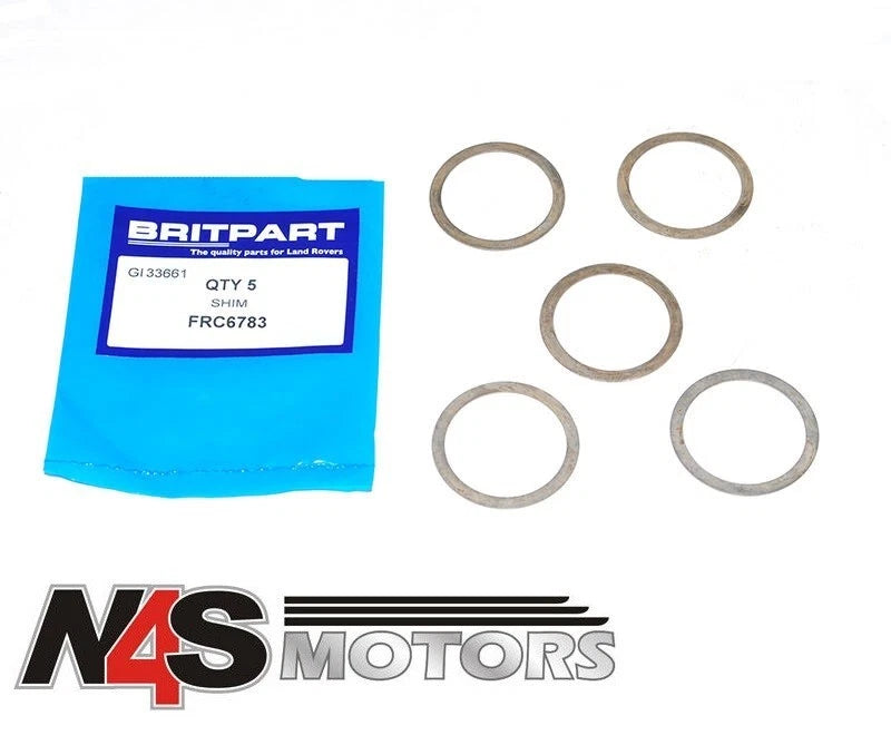 LAND ROVER DEF, DISC-1, RRC FRONT DRIVE SHAFT 0.6 MM SHIM. 5 x PART FRC6783