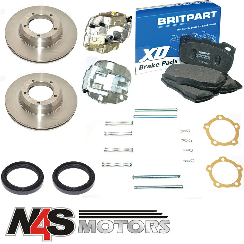 DEFENDER 90 1994 ONWARD FRONT VENTED BRAKE KIT. SEB500460, SEB500470, LR017952