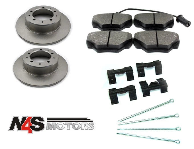 LR DISCOVERY 1 REAR BRAKE DISCS & PADS SET KIT. PART- LR017953,SFP500190,STC8574