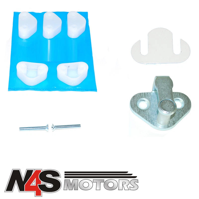 DEFENDER DOOR STRIKER CATCH AND SPACER KIT FQB500130, MWC3148,LR050856,BYP500200