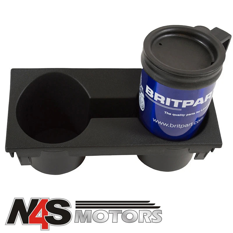LAND ROVER DEFENDER CUBBY BOX DOUBLE CUP HOLDER. PART FWJ500020PMA