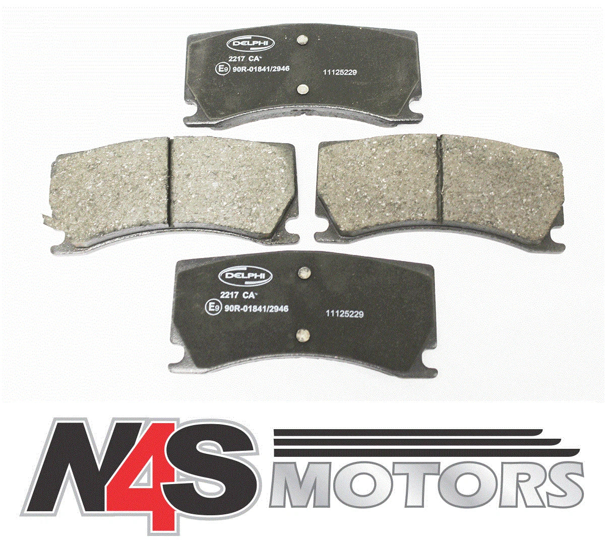 JAGUAR X150 (ALCON TYPE) REAR BRAKE PAD SET. PART C2P15994-D