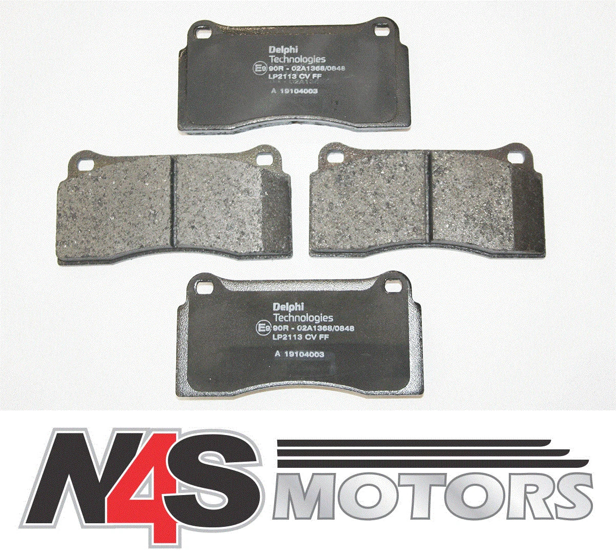 JAGUAR X100/X308 FRONT R PERFORMANCE BRAKE PAD SET. PART MXD1550AB-D