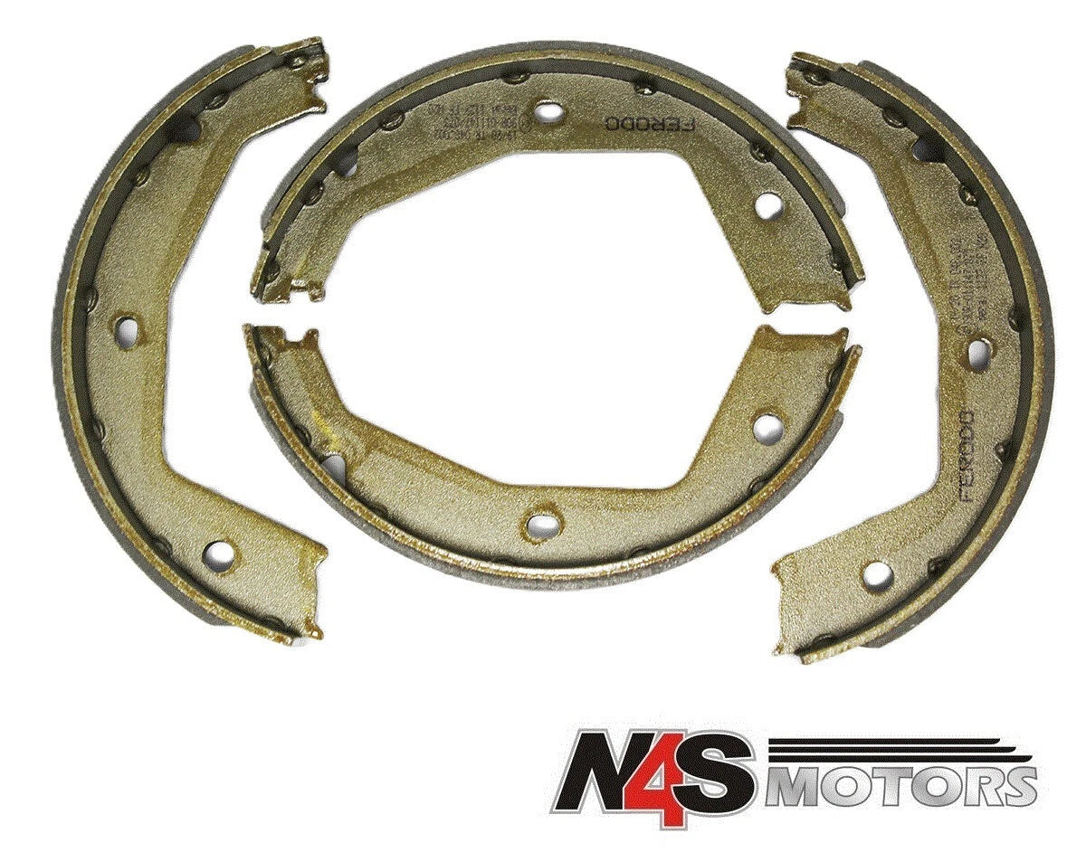 JAGUAR XJ40/XJS/X100/X300/X308 HANDBRAKE BRAKE SHOE SET. PART JLM2209-F