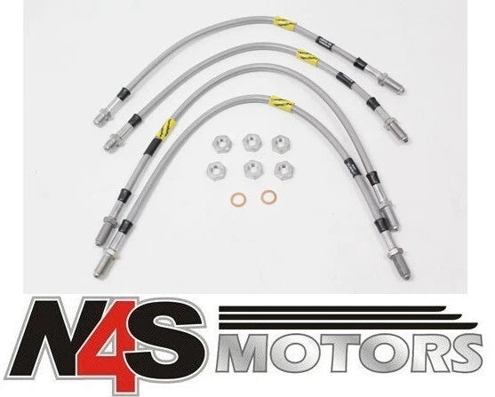 LR DEFENDER 1999-2004 4LINE TERRAFIRMA GOODRIDGE +2”EXT BRAKE HOSE KIT TF641GD