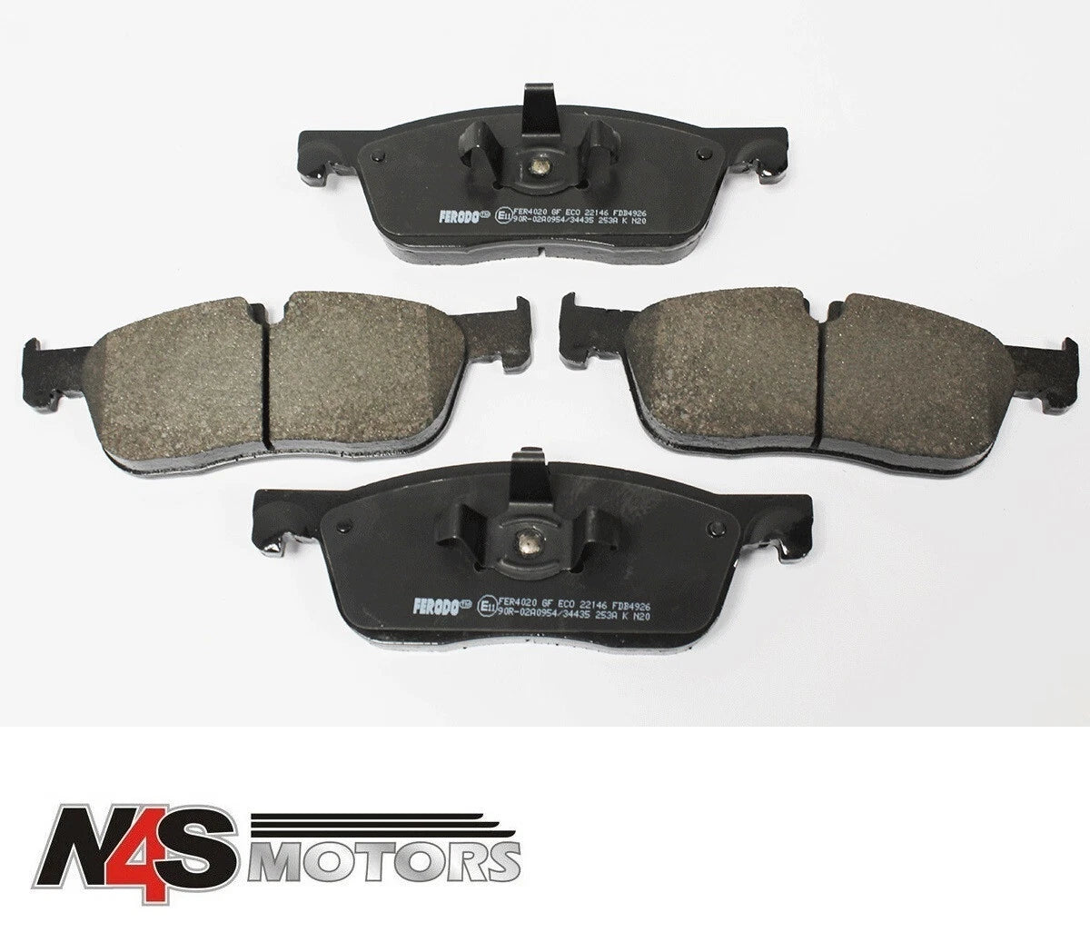 JAGUAR E-PACE FRONT BRAKE PAD SET 325MM X540 FROM FERODO. PART T2R69707-F
