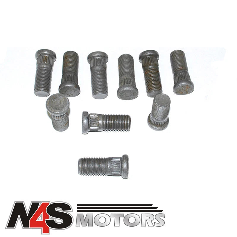 LAND ROVER DEFENDER FRONT DRIVE SHAFT AND HUB WHEEL STUD OEM 10 x PART RUF500010